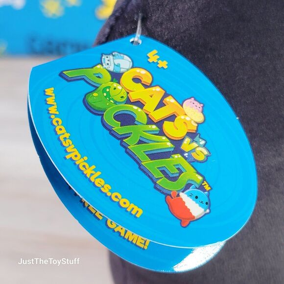 Cepia Cats Vs Pickles Ninja Pickle 6" #146 UltraSoft Stuffed Pickle Plush NWT - Picture 5 of 8